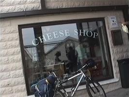 The Cheese Shop at the Wensleydale Dairy Visitor Centre offers free samples of many different varieties of cheese, so everyone was keen to check it out